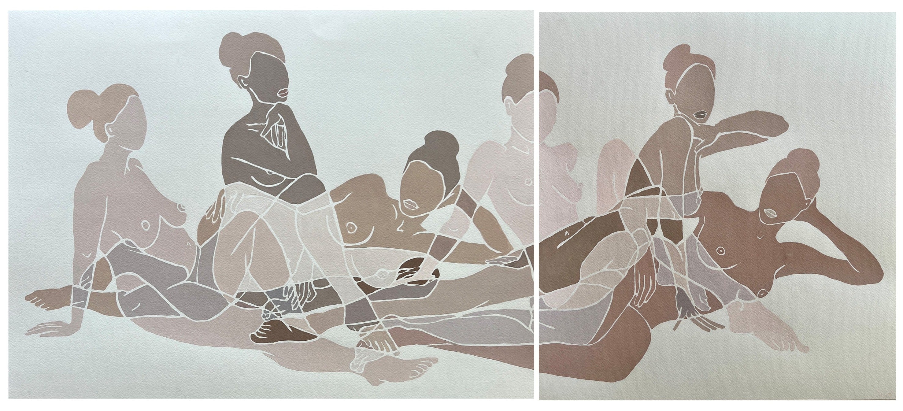 Diptych - Faustine Badrichani