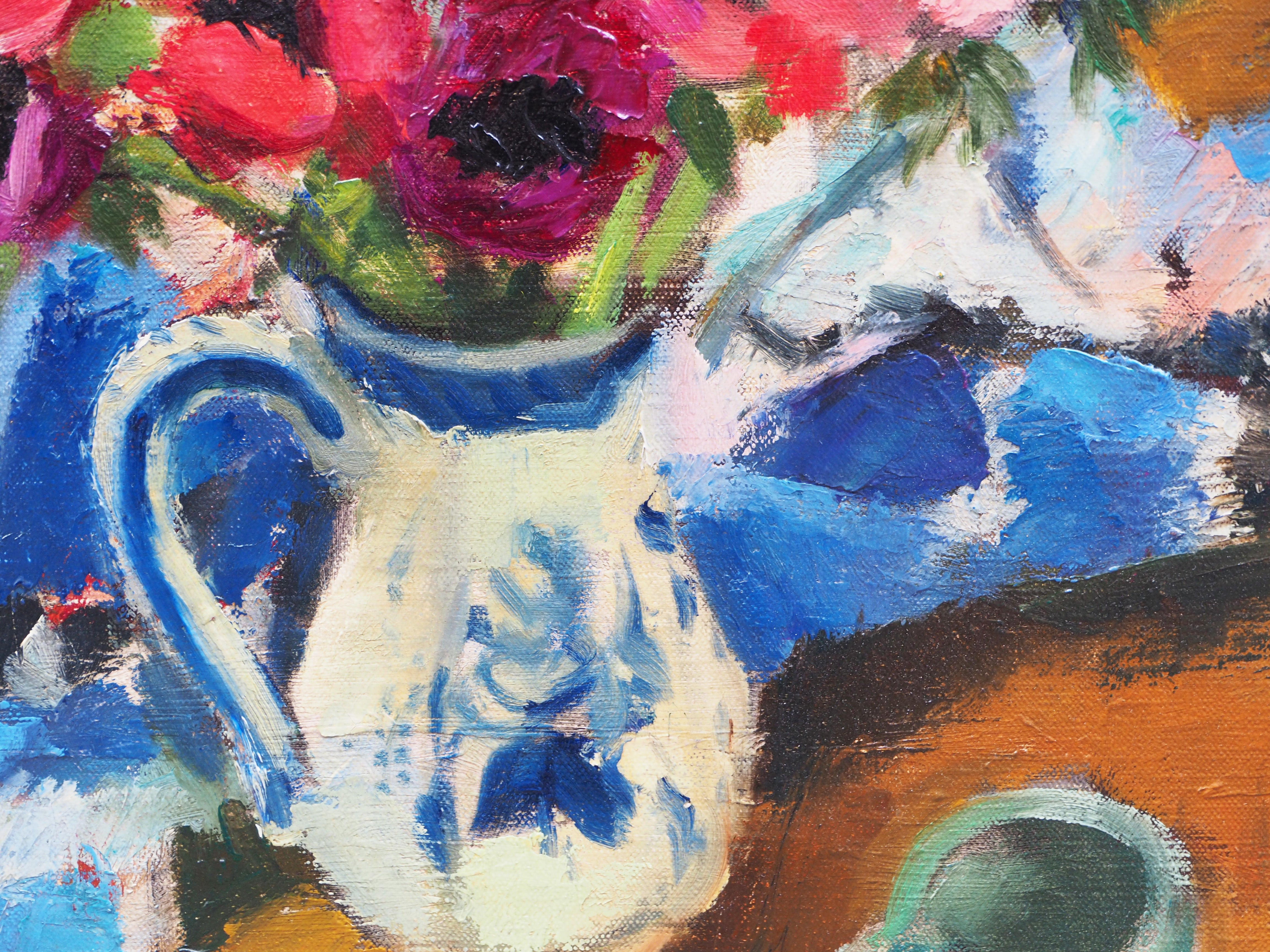 Vase d'anémones - Georges Pacouil