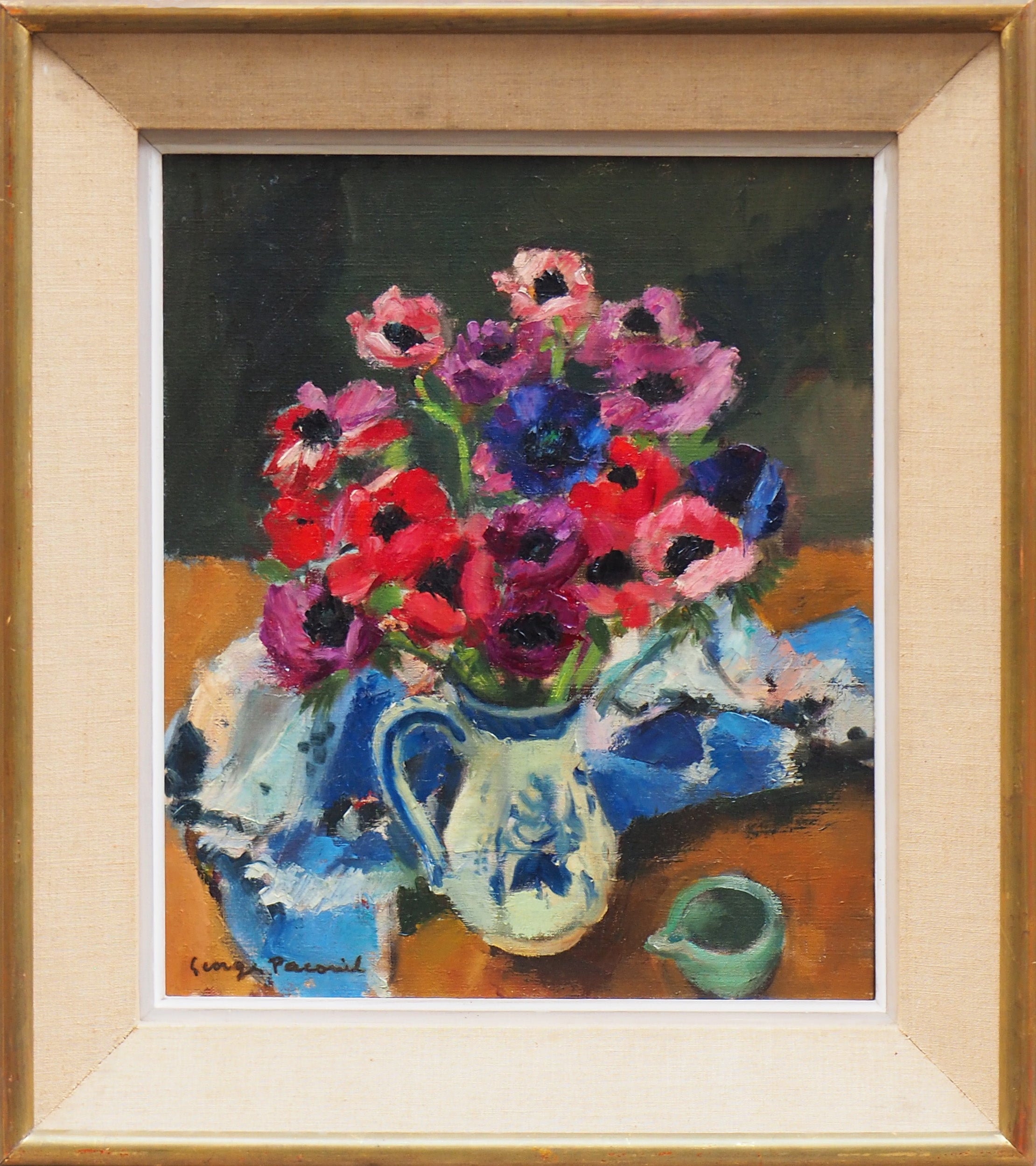 Vase d'anémones - Georges Pacouil