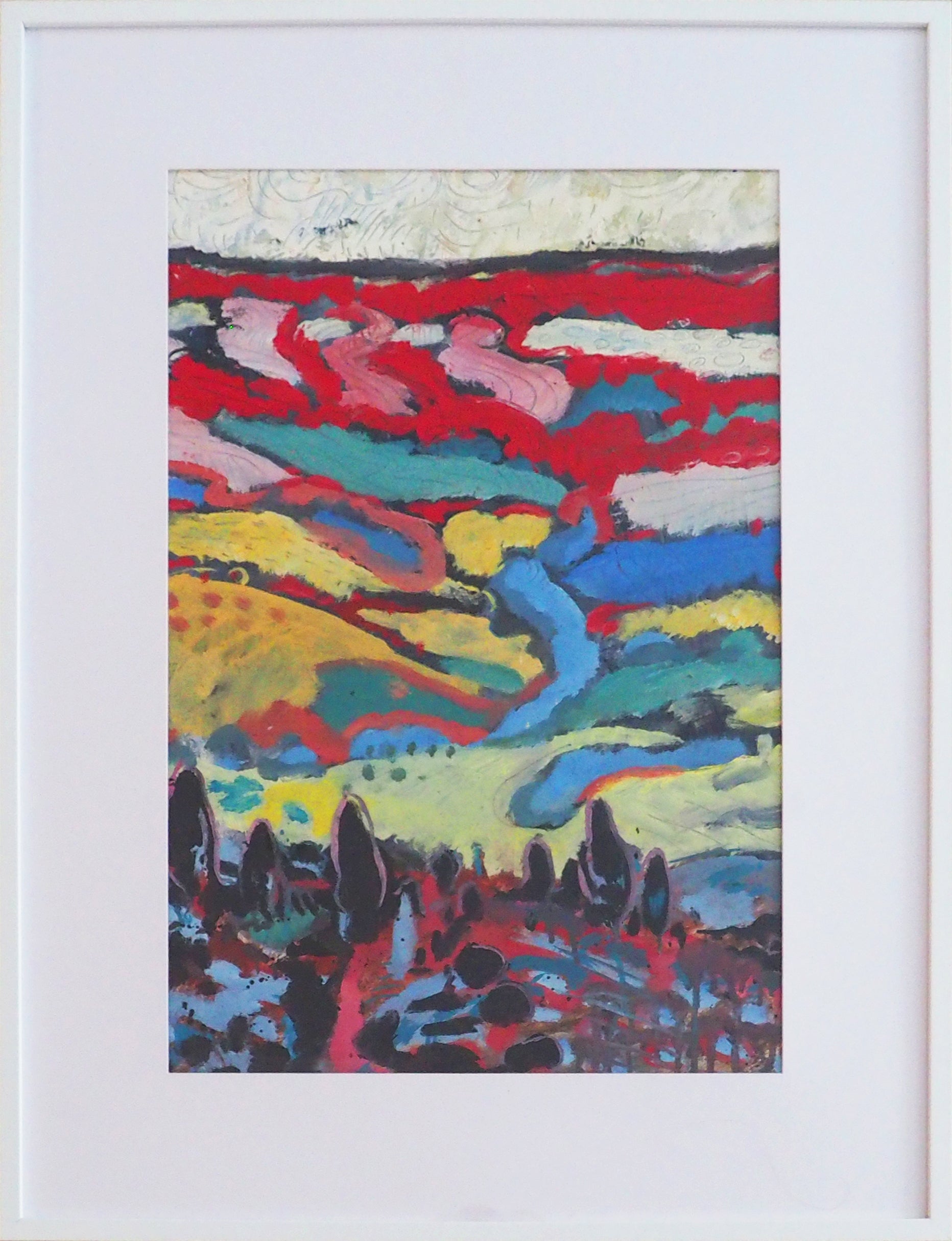 Flamboyant pine forest