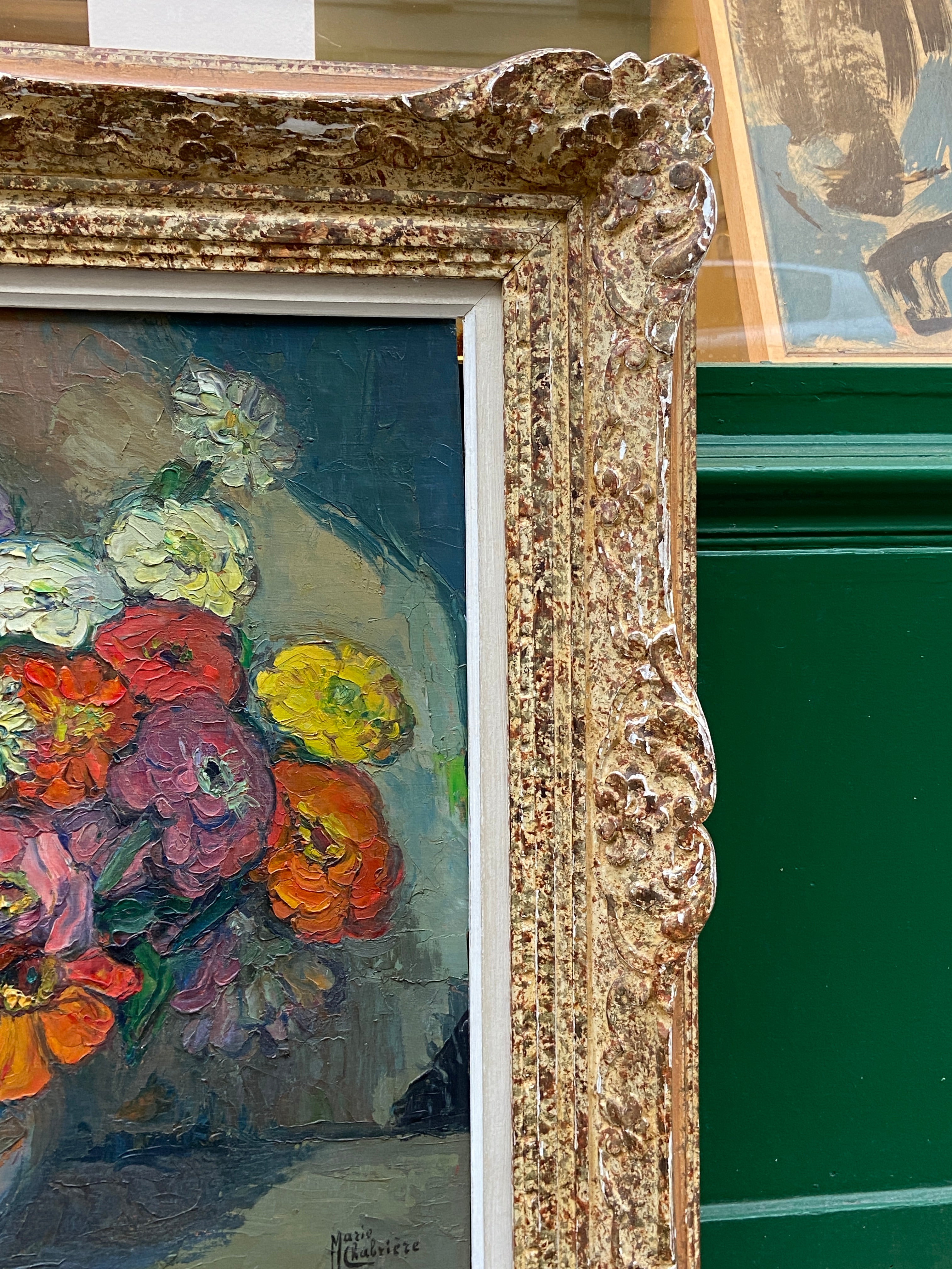 Nature morte au bouquet de fleurs- Marie Chabrière (XXeme)