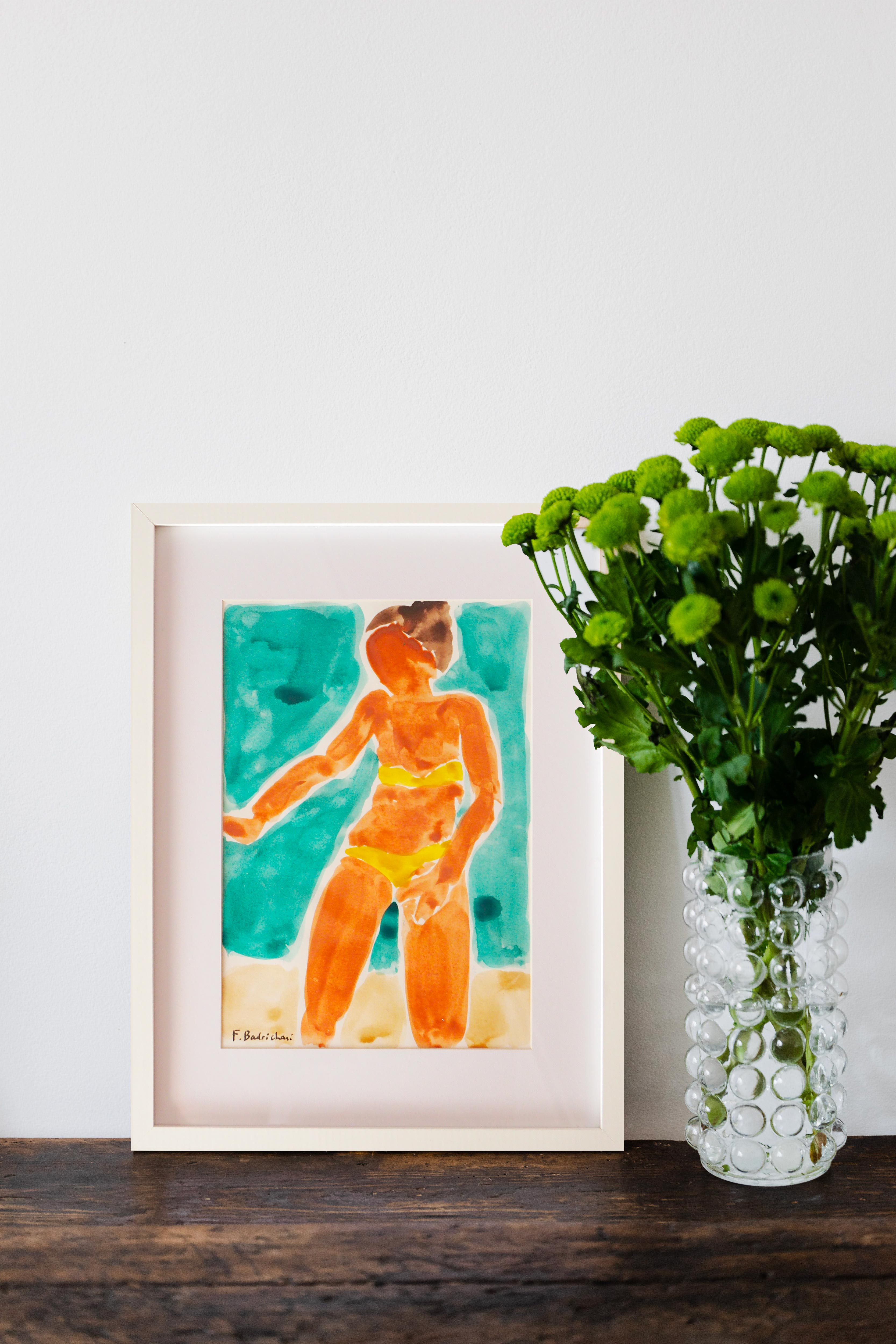 Watercolor Woman - Faustine Badrichani