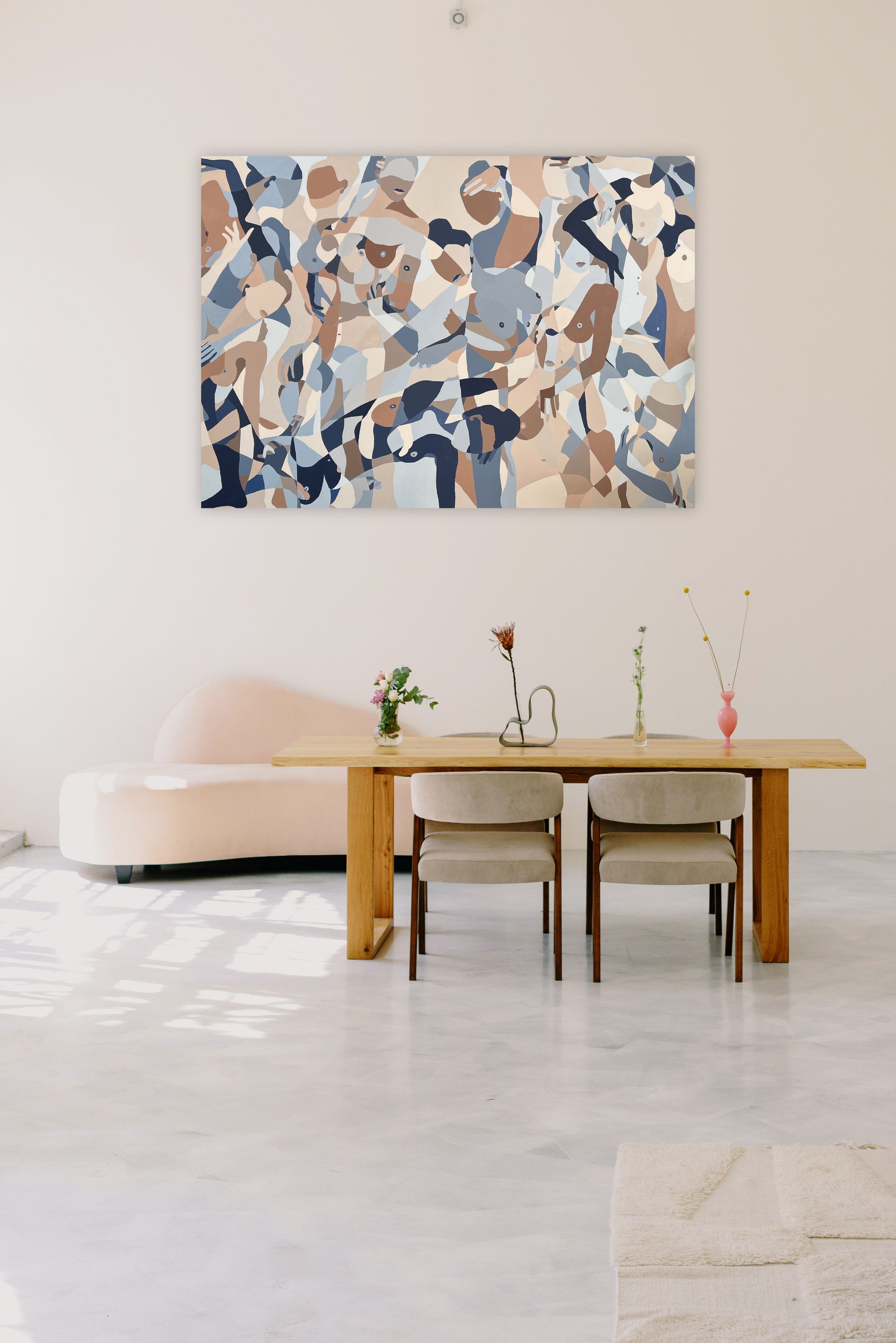 Silhouettes Bleues - Faustine Badrichani