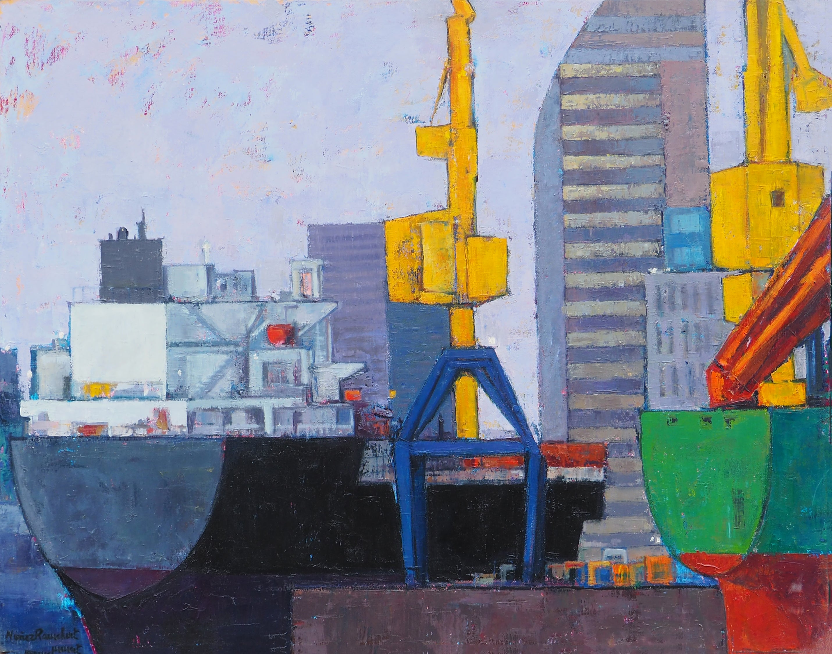 The Port of Montevideo 2 - Miguel Nunez Rauschert