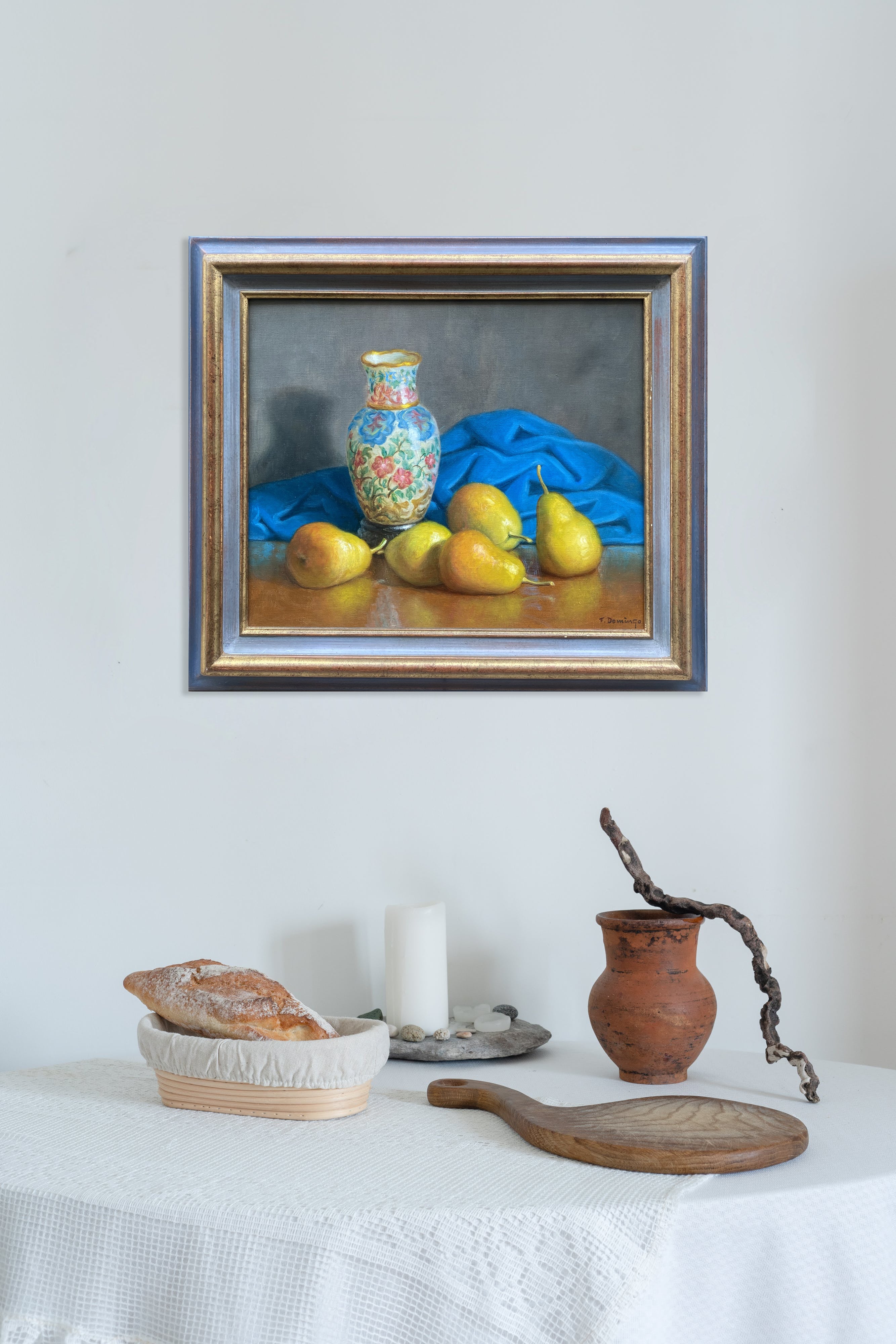 Francesco Domingo - Nature Morte aux poires