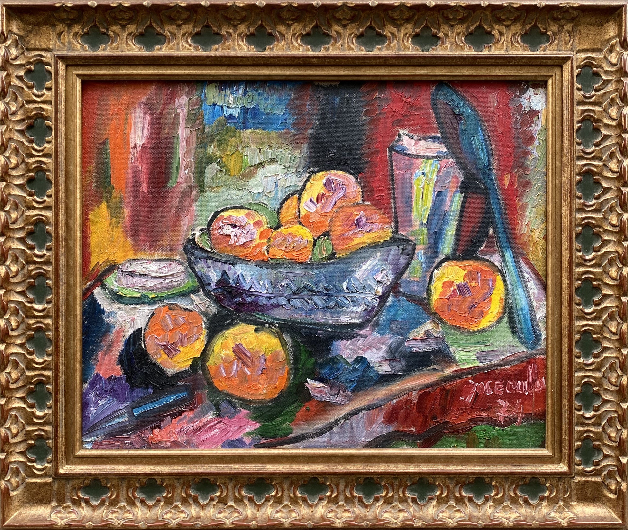 José Callo - Nature Morte aux oranges