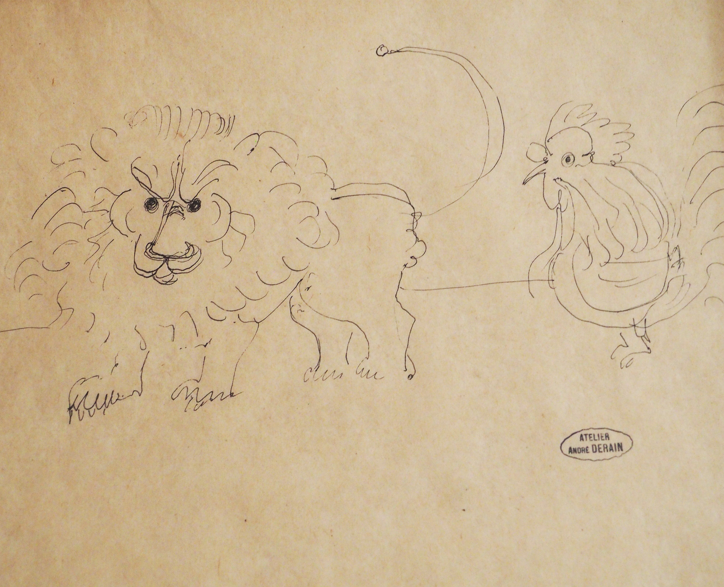 ATELIER ANDRÉ DERAIN - LION ET COQ