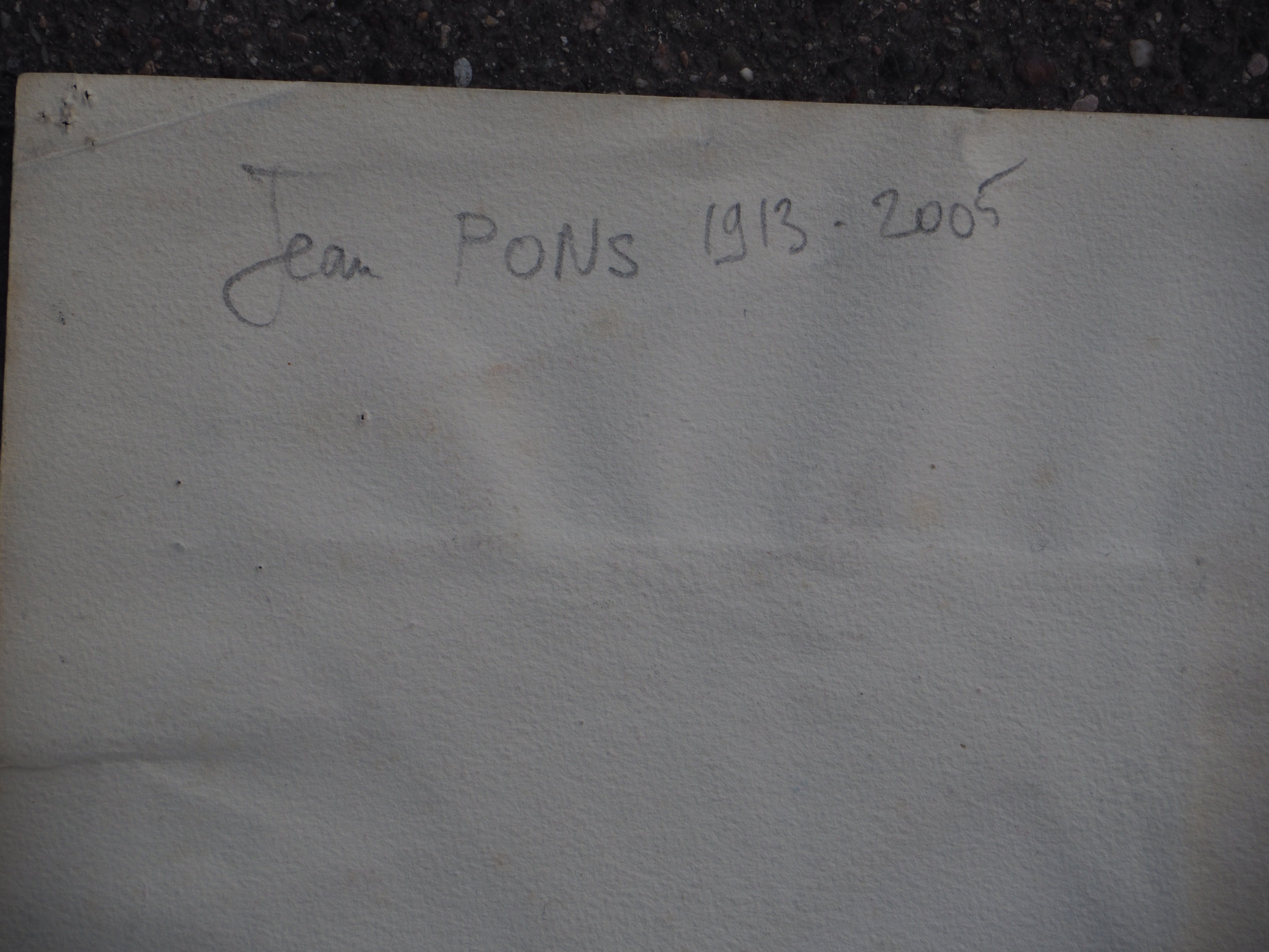 Jean Pons - Composition 1