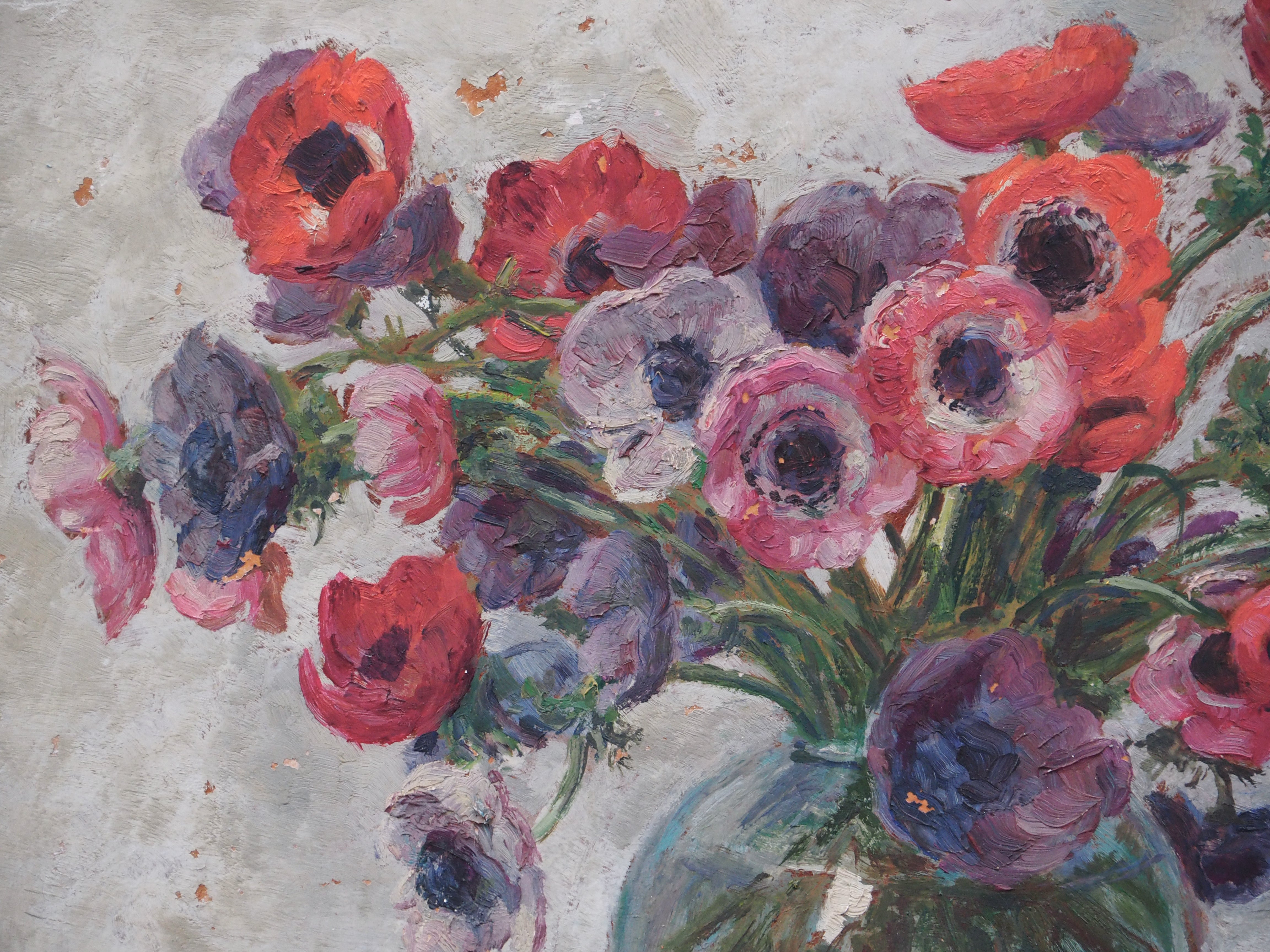 Bouquet d'anémones - Henri Vincent-Anglade