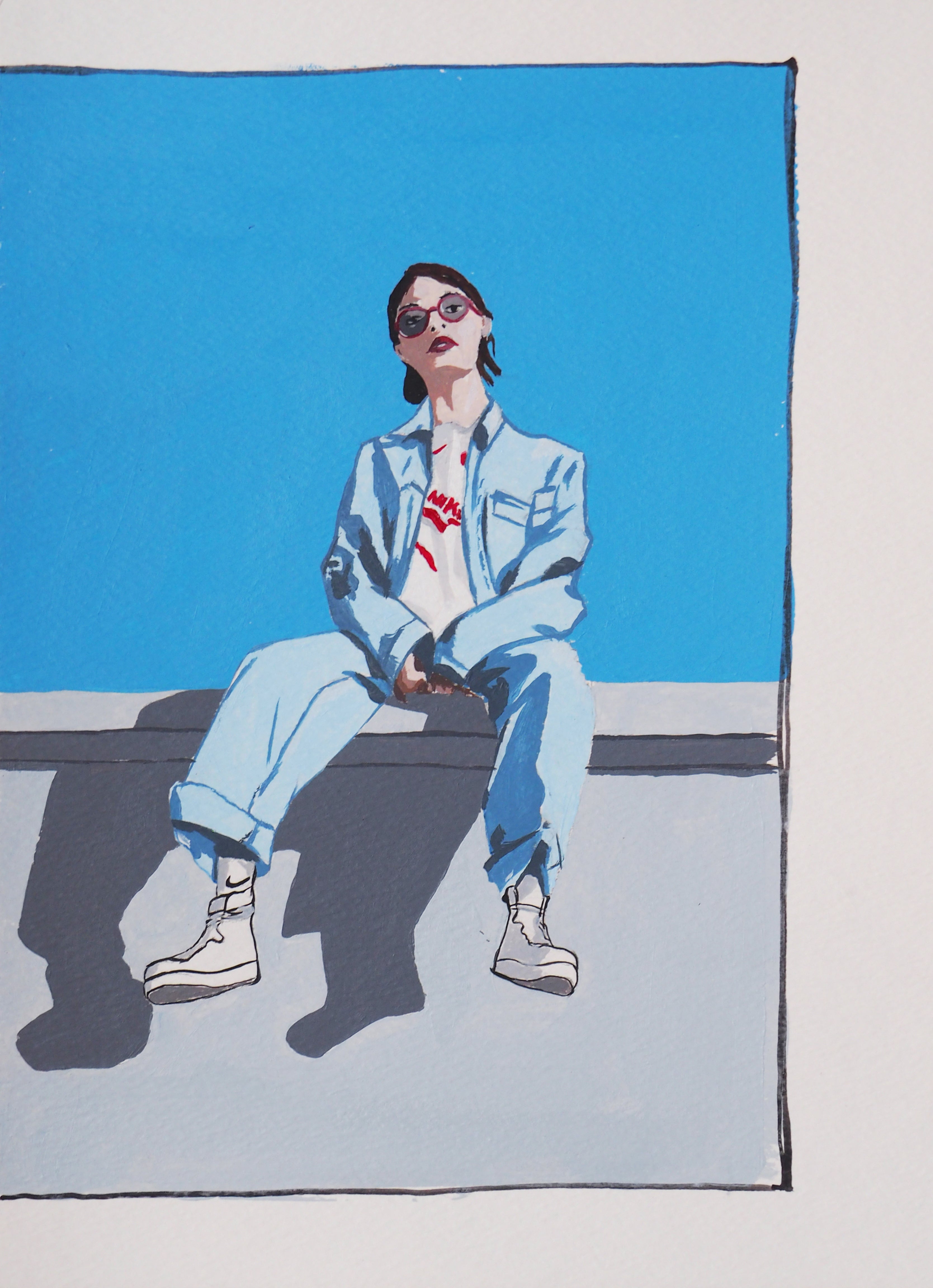 Bleu Azur - Urban series - Faustine Badrichani