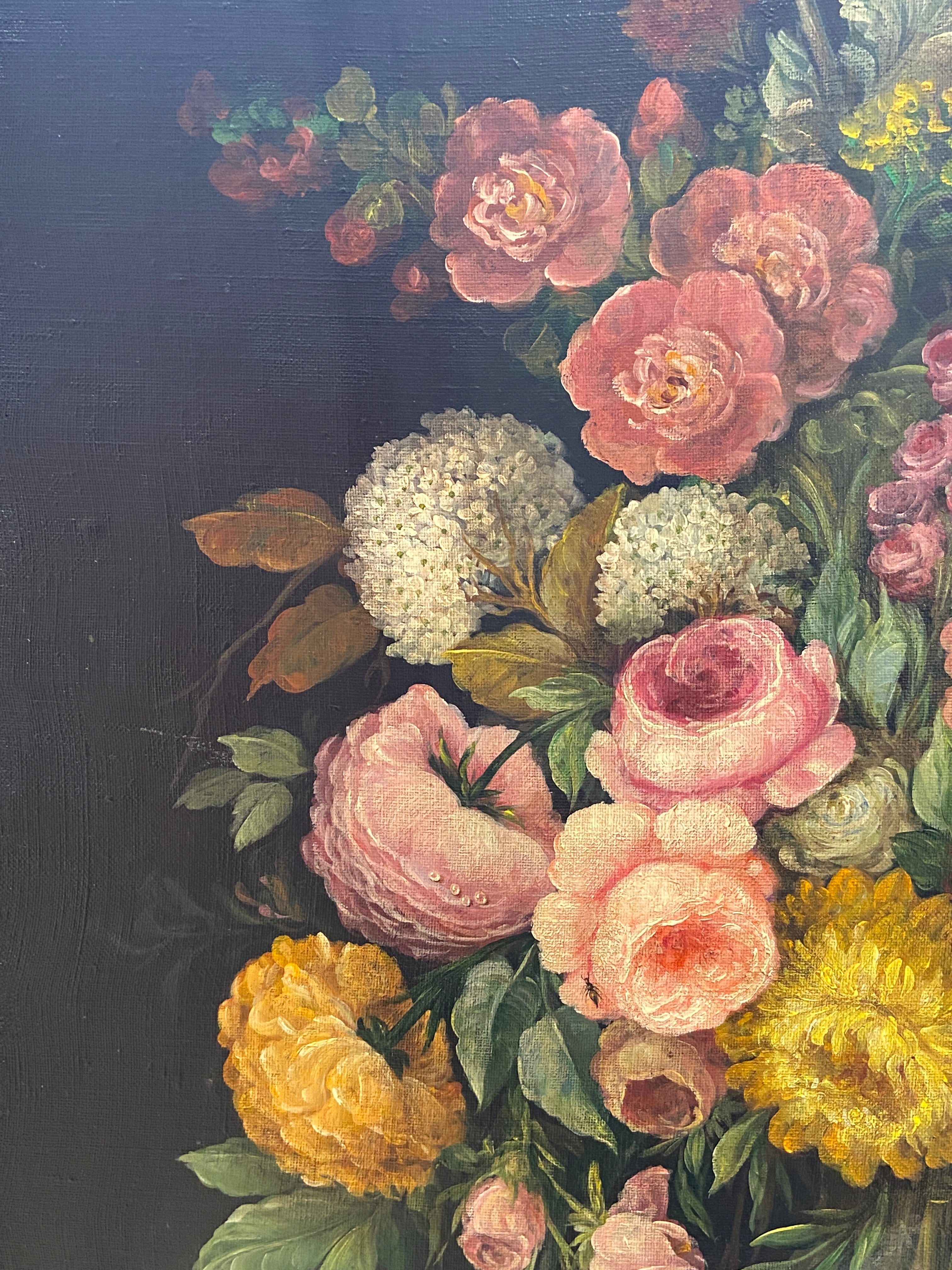 Bouquet of flowers in the Dutch style of the 17th century