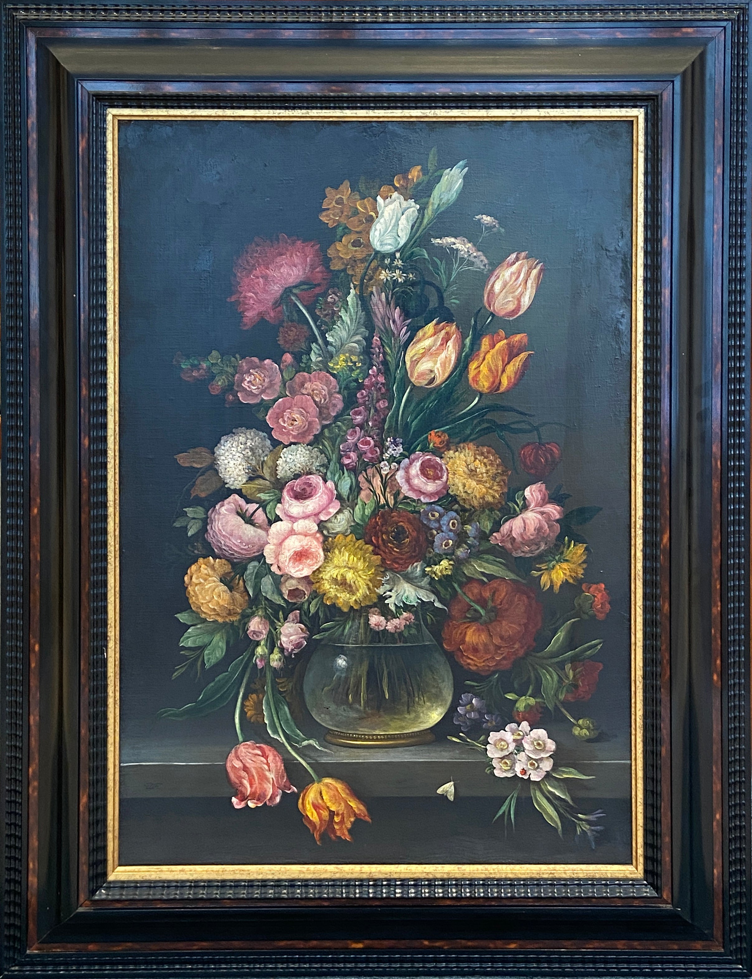 Bouquet of flowers in the Dutch style of the 17th century