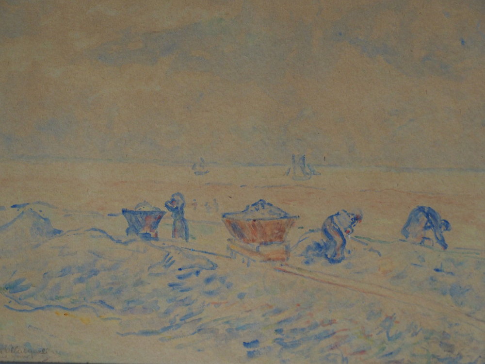 The seaweed gatherers - Charles Albert
