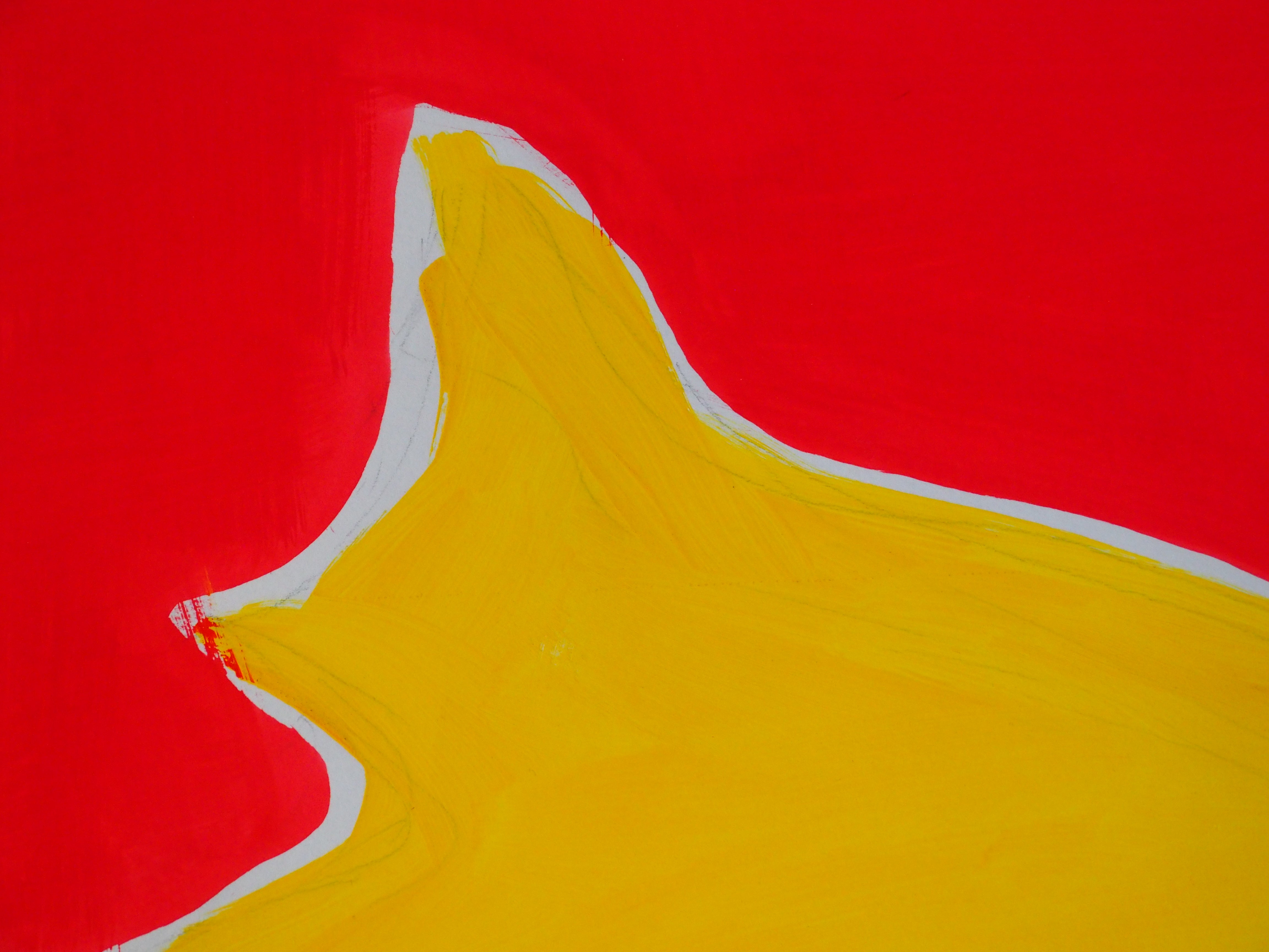 Sans Titre, gouache - Jean-Louis Barrere