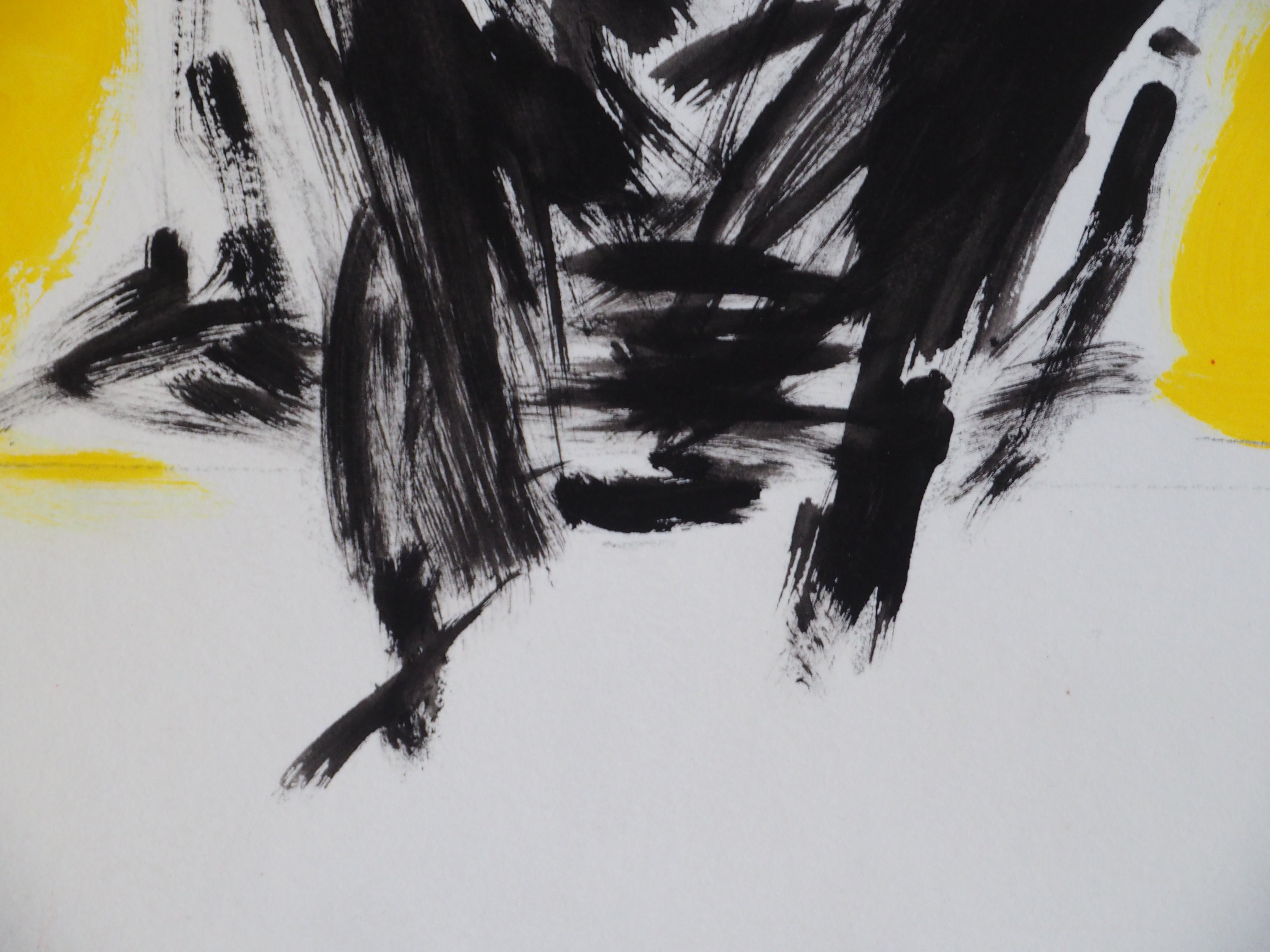 Sans Titre, gouache - Jean-Louis Barrere