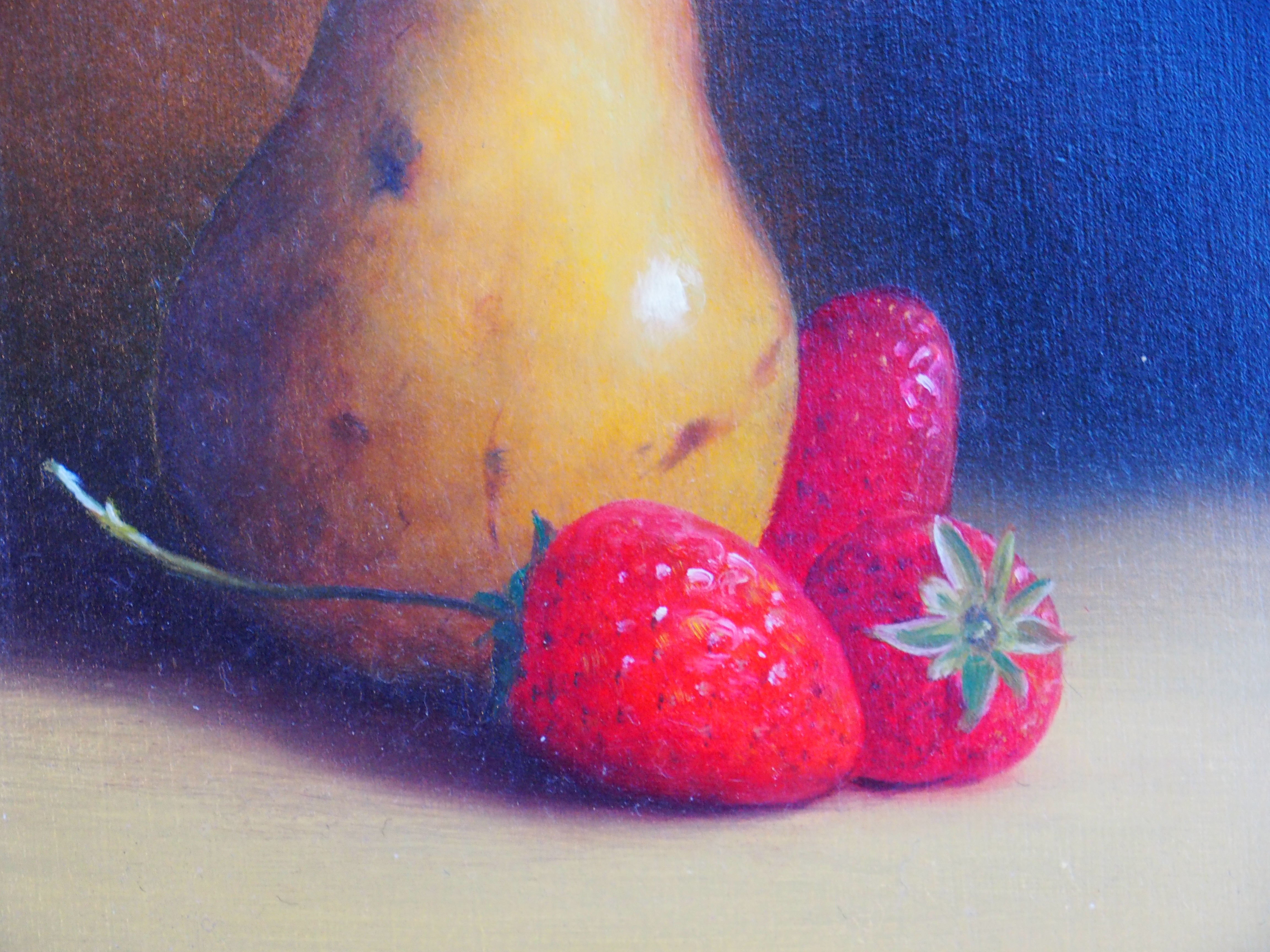 Pear and strawberries - Reza Sarrafi