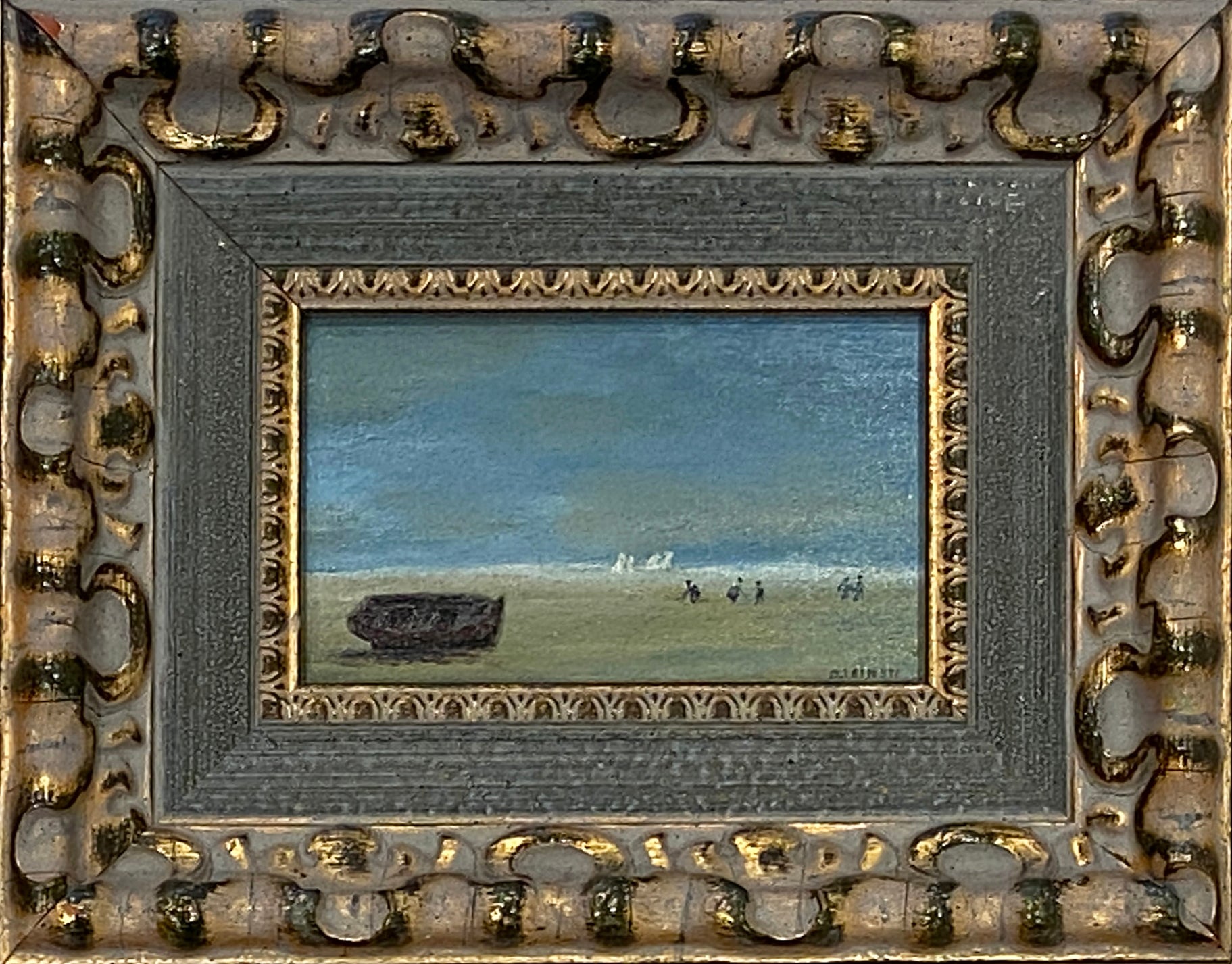 Boat stranded on the beach - D. Leinen