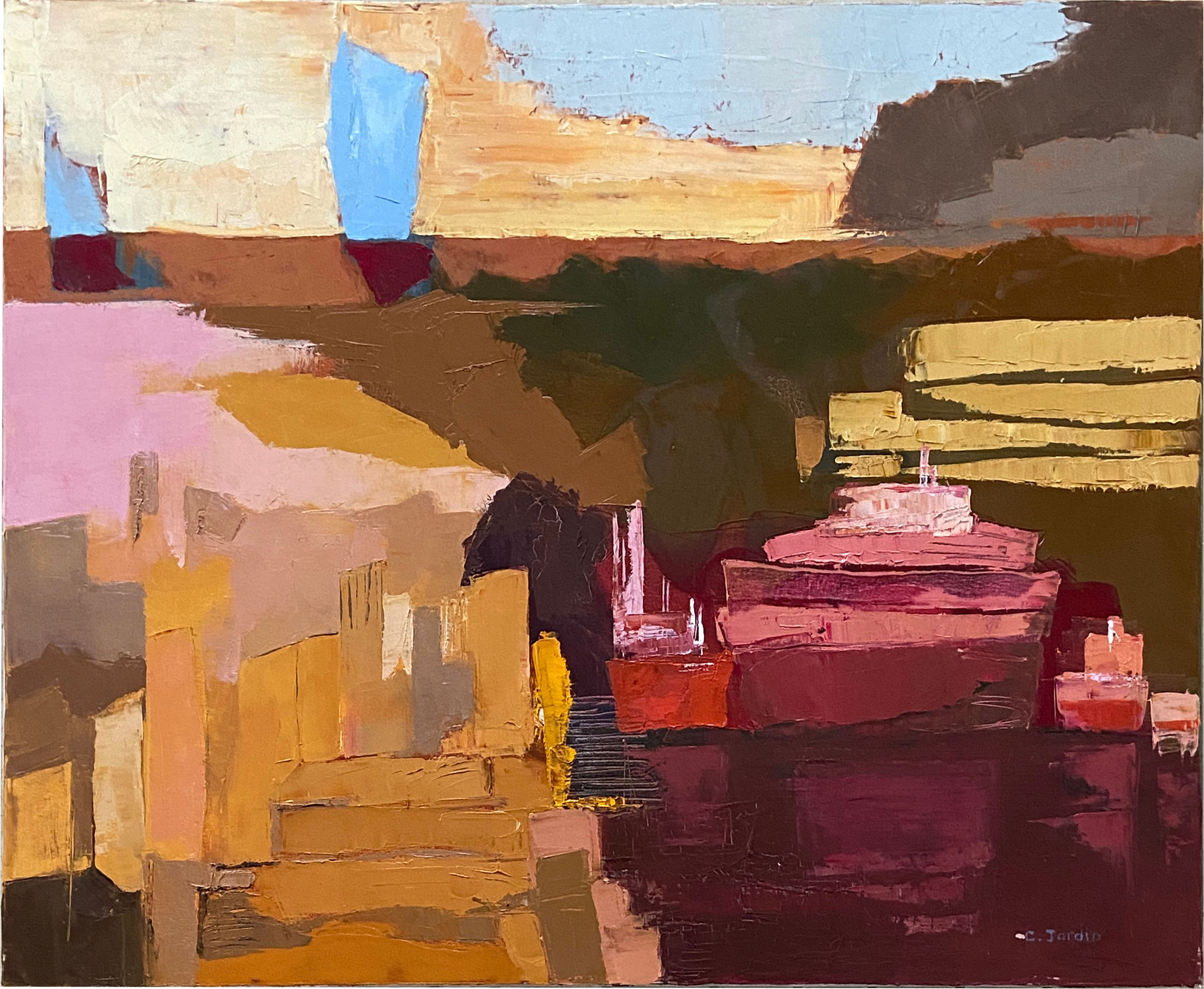 At the quayside - Caroline Jardin