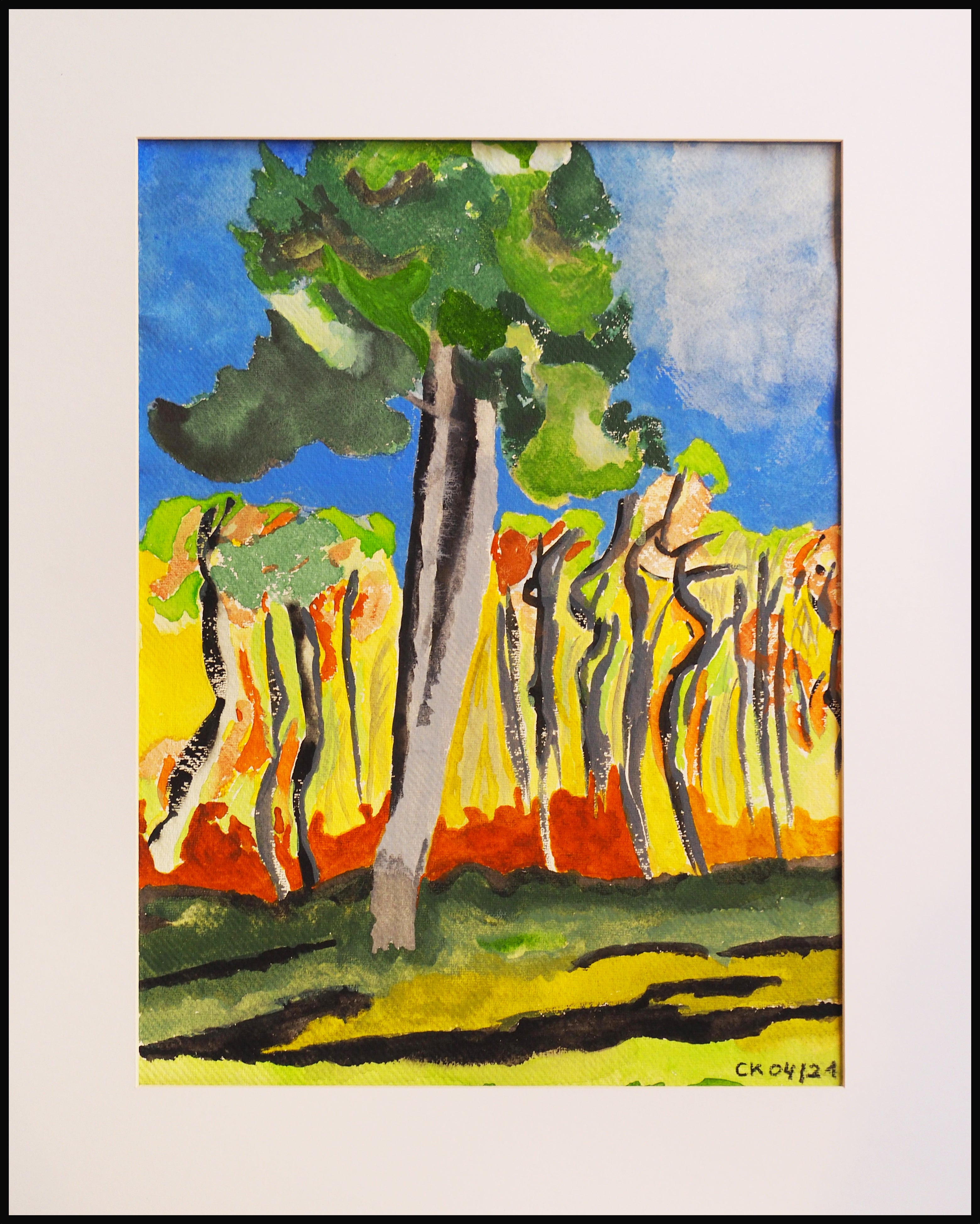 Bois en Jaune - Charles Korman