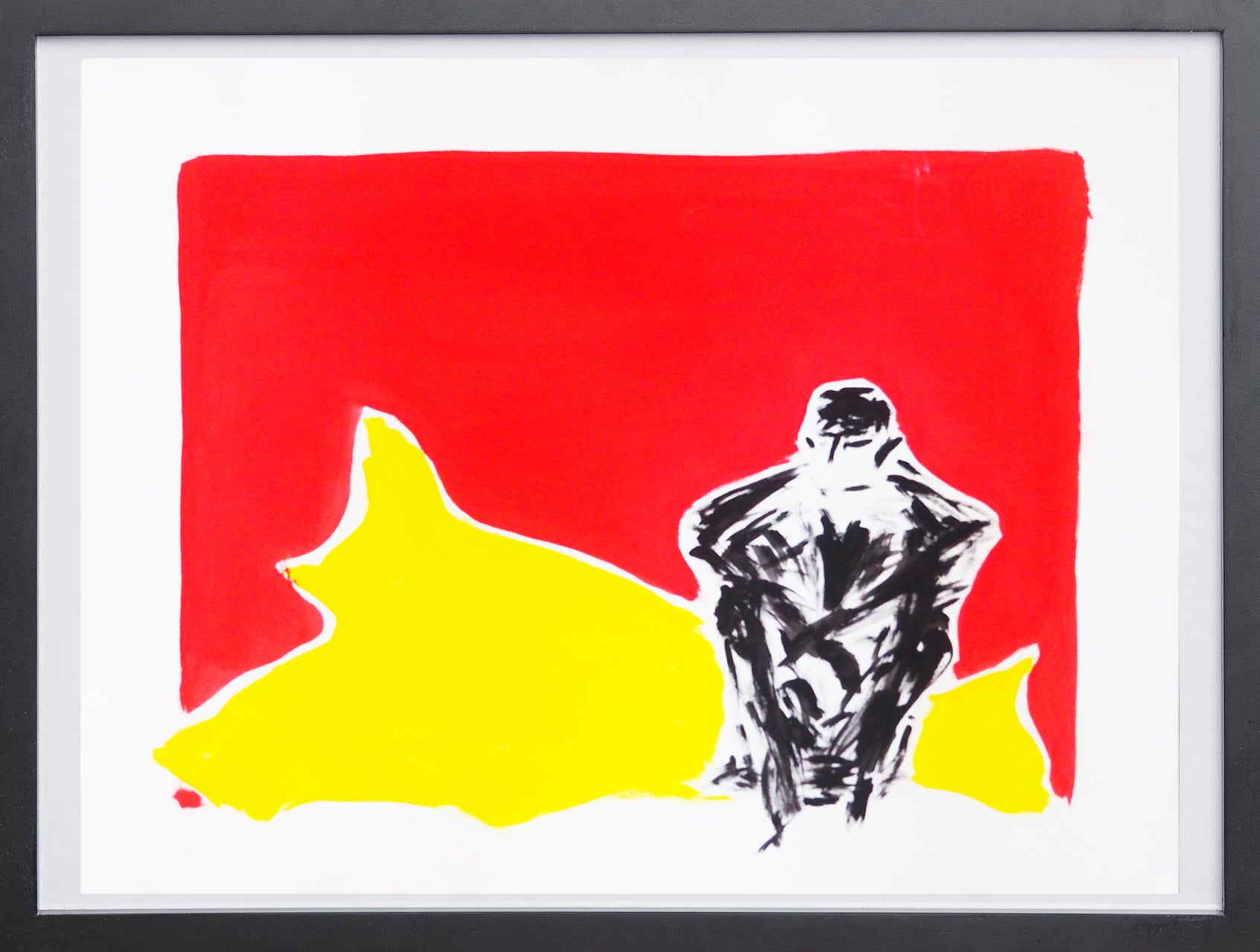 Sans Titre, gouache - Jean-Louis Barrere