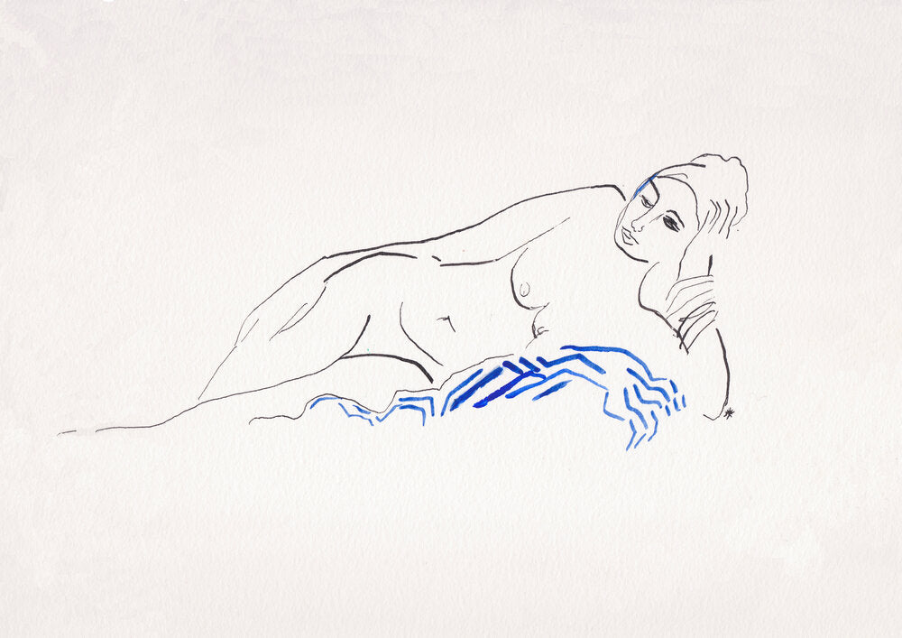 Blue Linen - Bettina Sultan