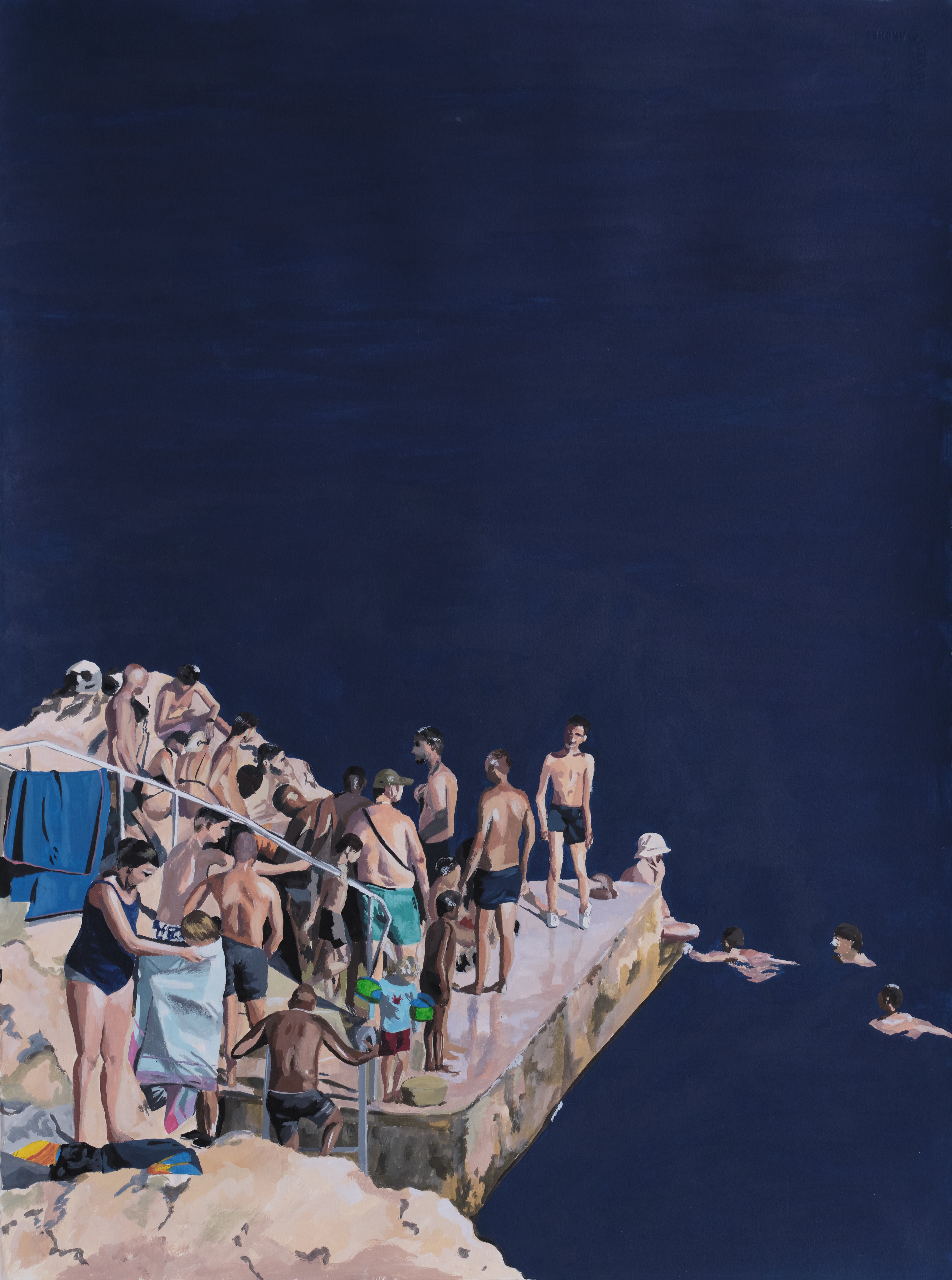 La foule - Faustine Badrichani