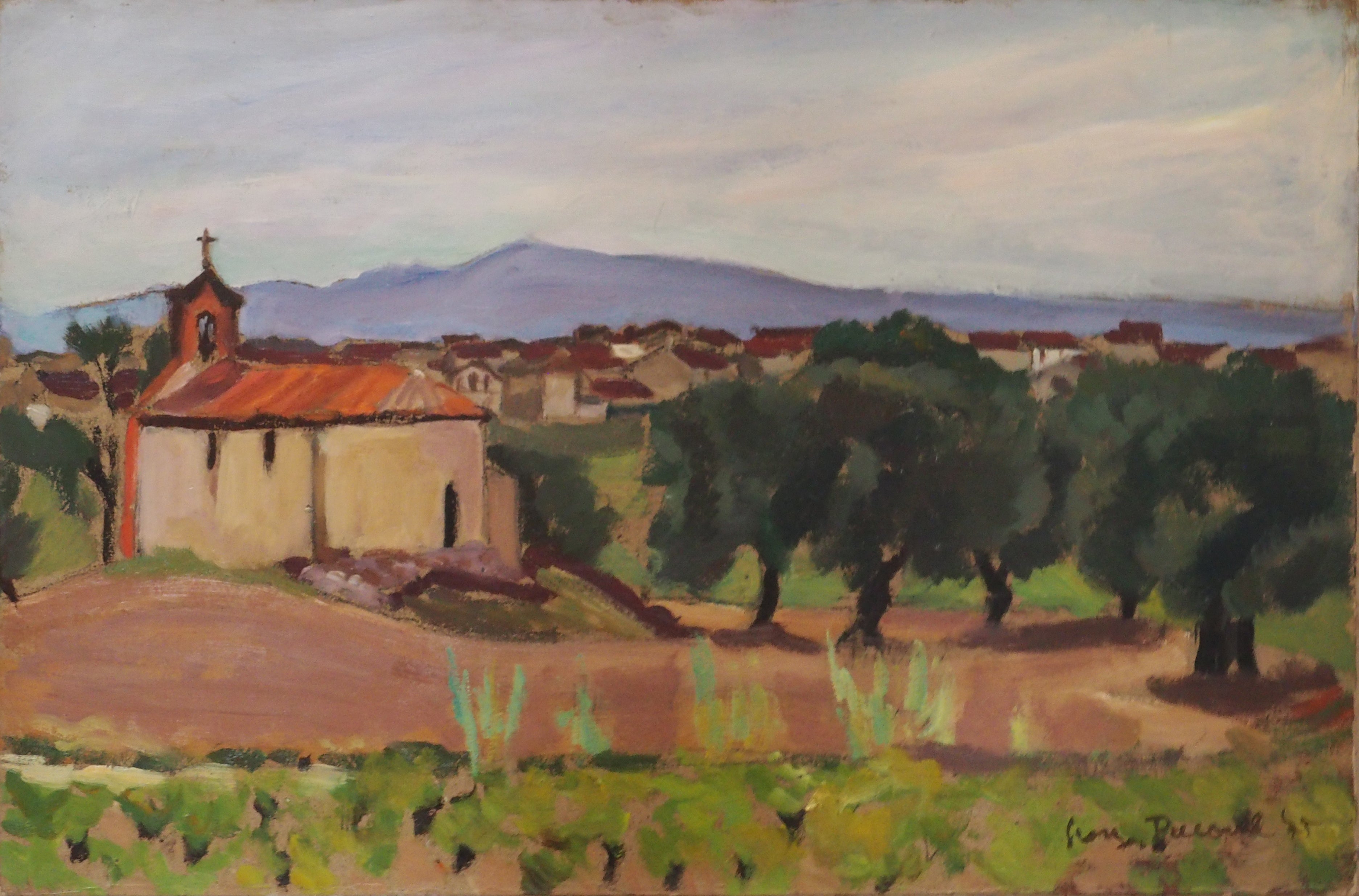 The Church of Fourques (Pyrénées Orientales) - Georges Pacouil