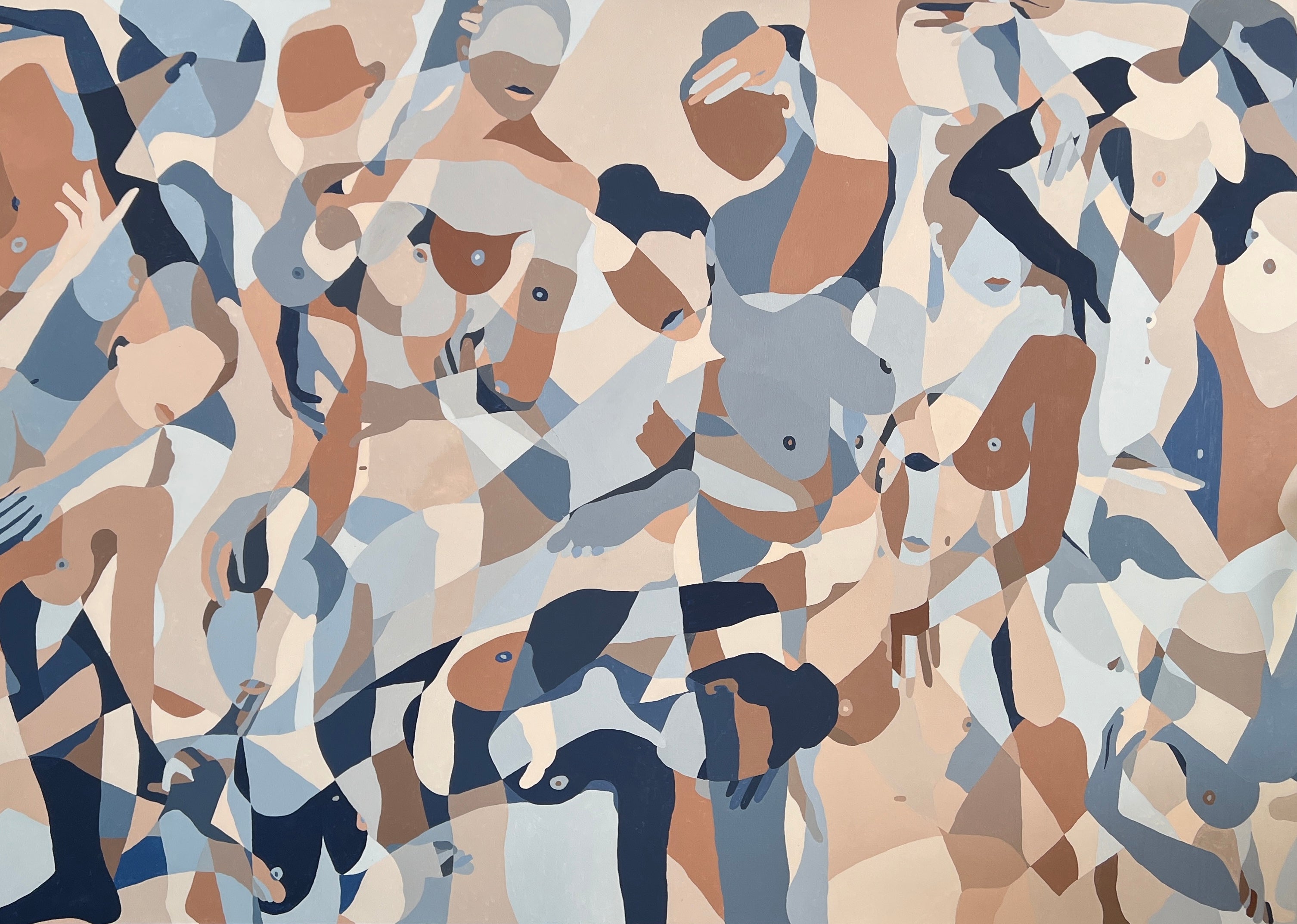 Silhouettes Bleues - Faustine Badrichani