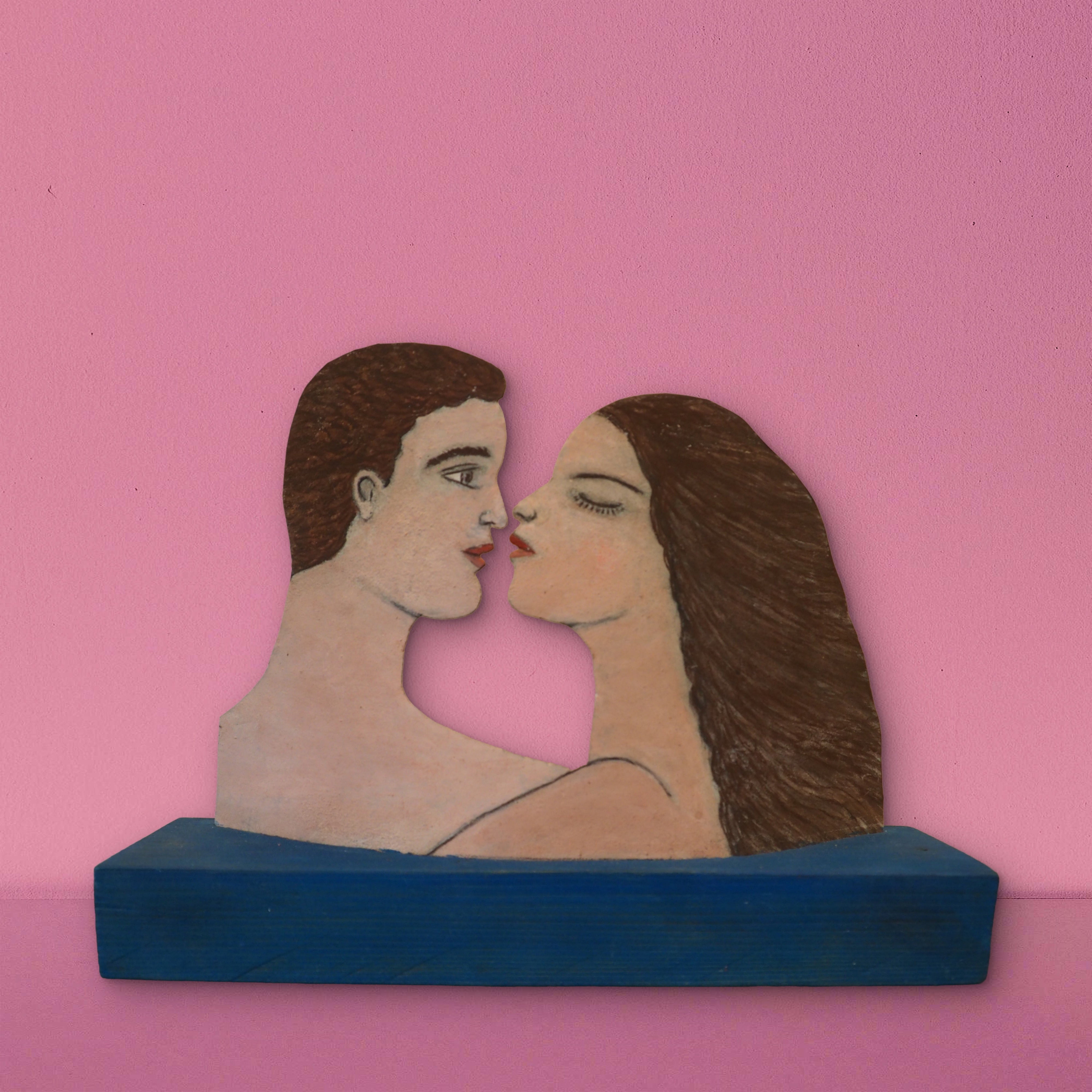 Beginning of a kiss - Jean Dessirier