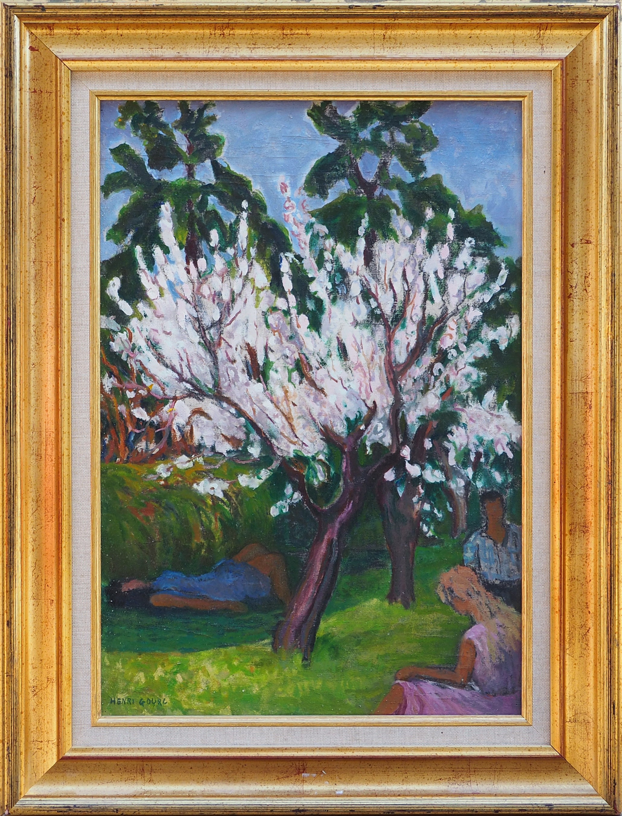 La Sieste au Jardin - Henri Gourc