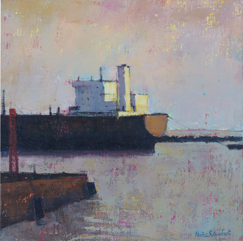 Le port de Montevideo - Miguel Nunez Rauschert
