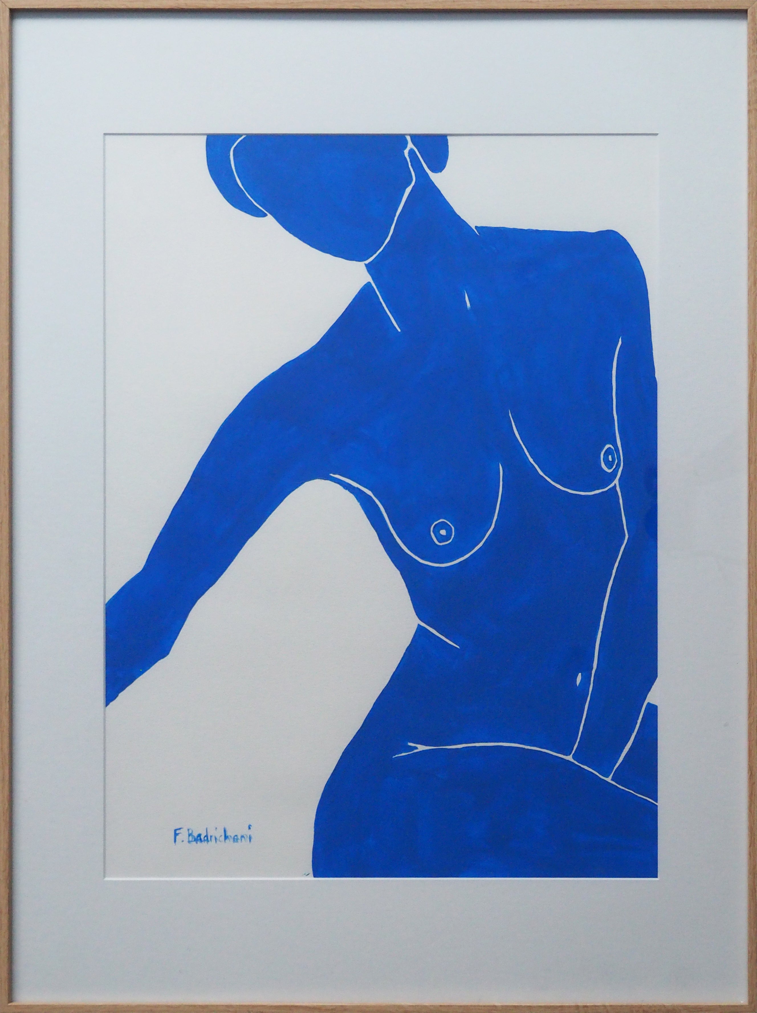 Blue Woman 5 - Faustine Badrichani
