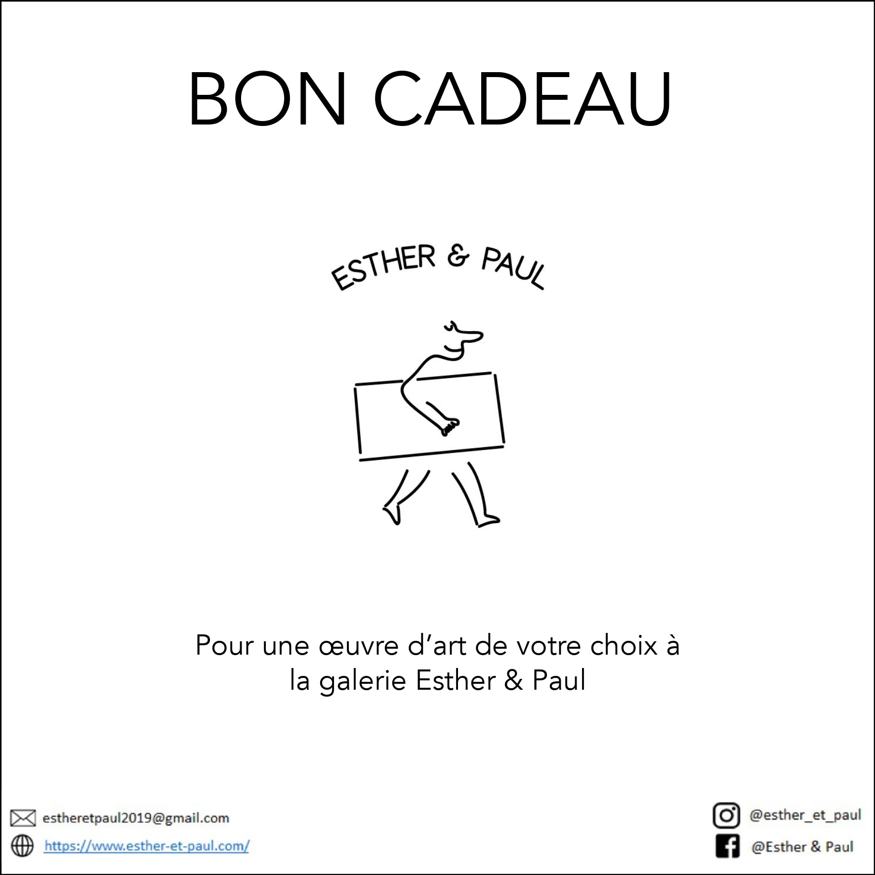 Esther &amp; Paul Gift Card