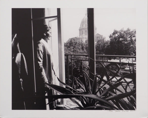 Simone Veil at home on the day of her appointment as Minister of Health, May 28, 1974