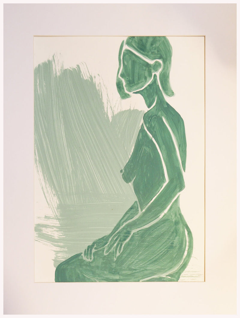 Green Woman 4 - Faustine Badrichani